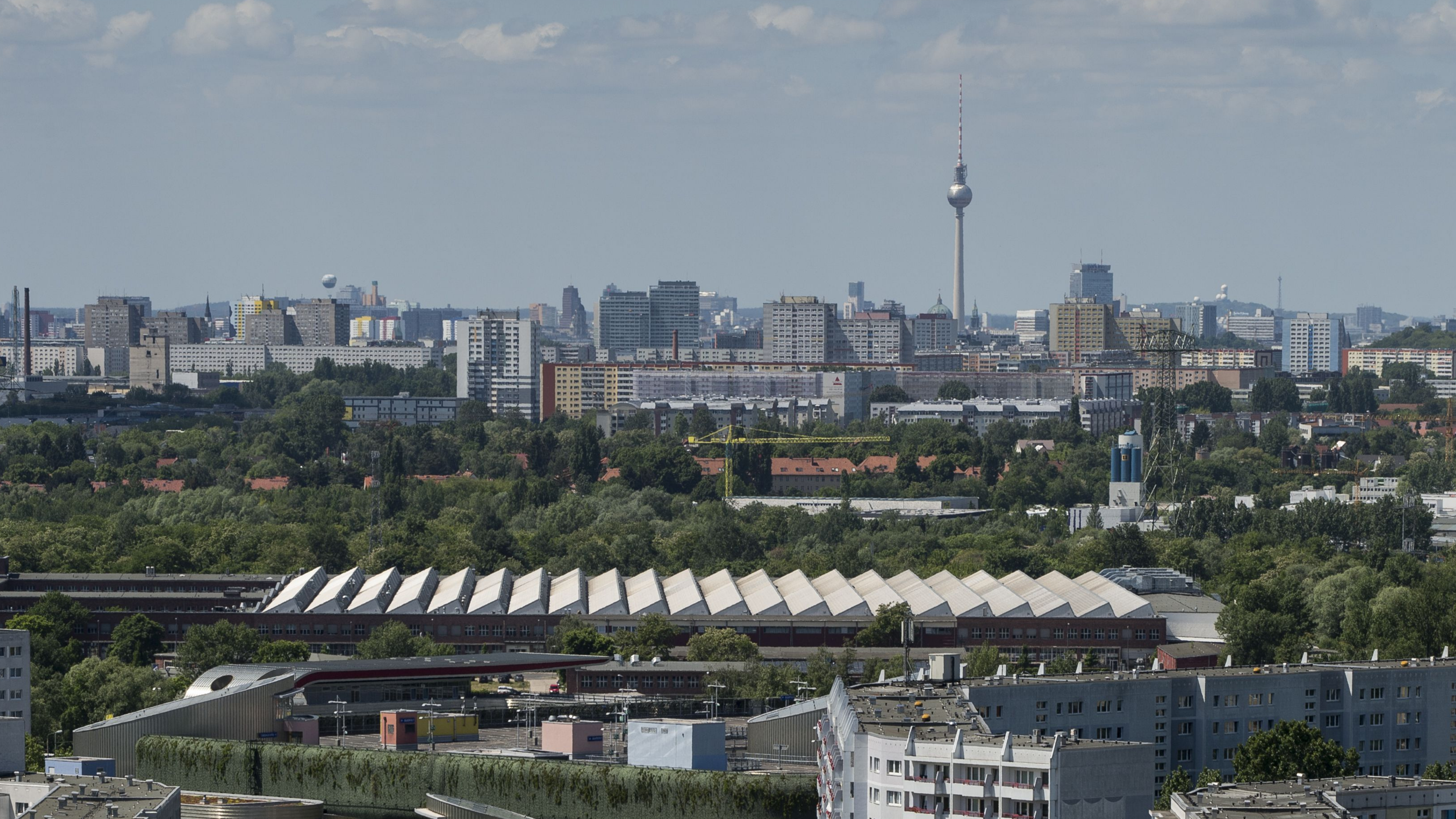 Panoramablick über Berlin. 